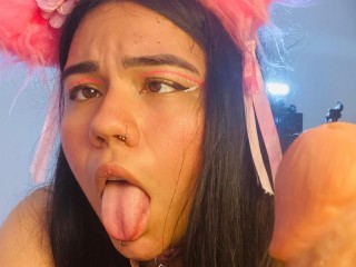 SamantaLovexxx - Streamate Teen Deepthroat Piercing Girl 